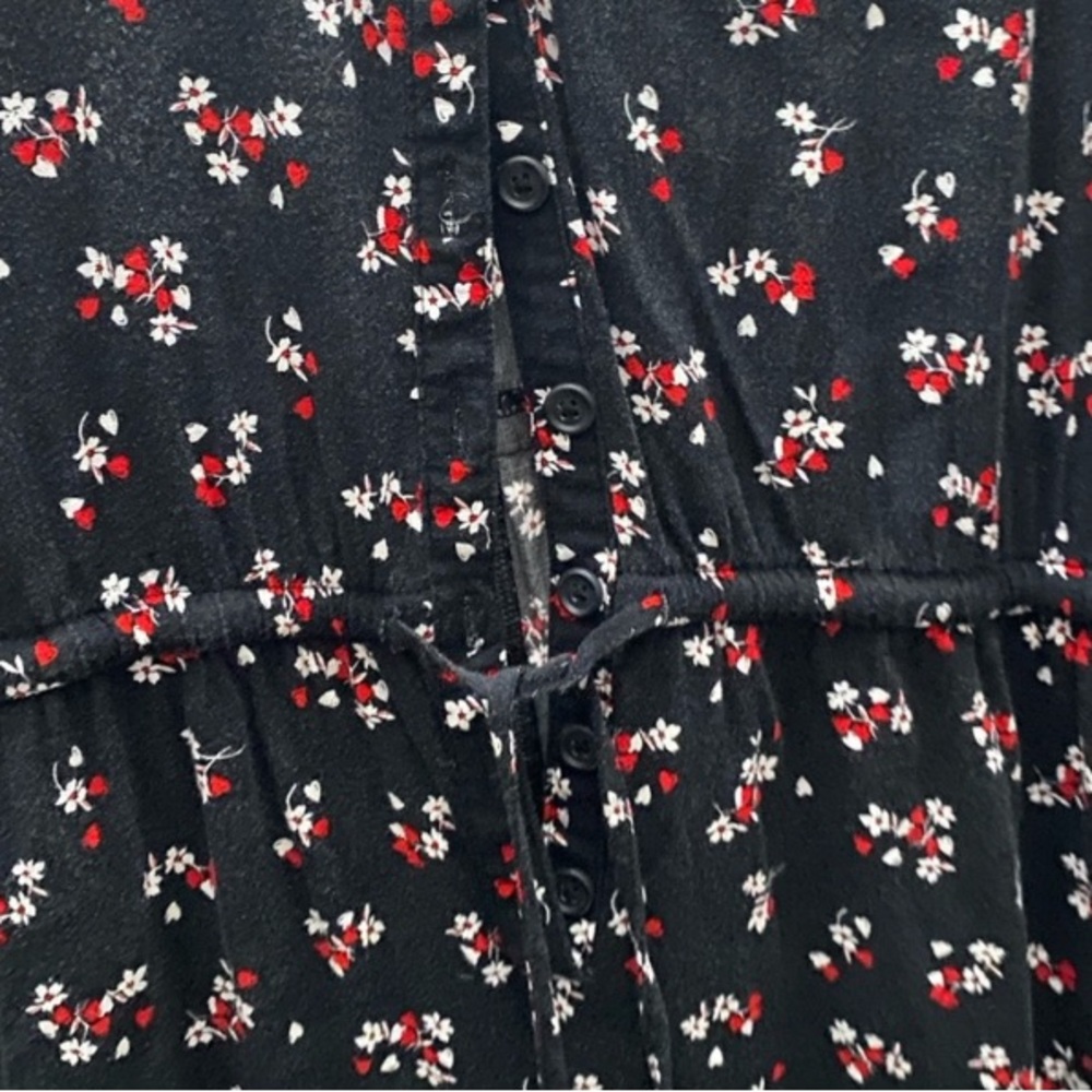Torrid Black Romper with Floral Accents - Picture 7 of 12